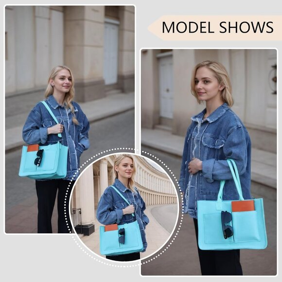 Everyday Canvas Shoulder Bag with Large Capacity - Ideal for Travel & Gifts - Picture 6 of 6